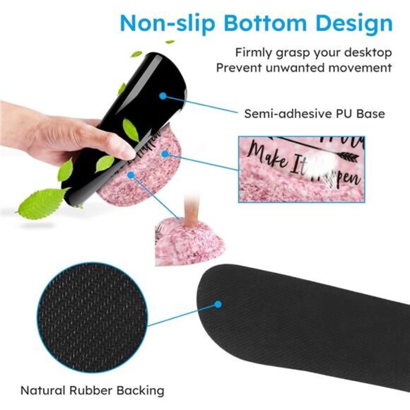 Mouse Pad,Large Pink Desk Mat, 4in1 XXL Mousepad + Keyboard Wrist Rest - Picture 11 of 14